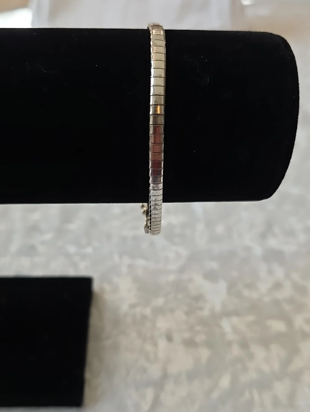 Classic Sterling Silver Omega Bracelet 7.5 In x 3mm